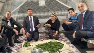 Bakırköy Belediye Başkanı Bülent Kerimoğlu seçim çalışması için Elazığ, Malatya, Kahramanmaraş'ta