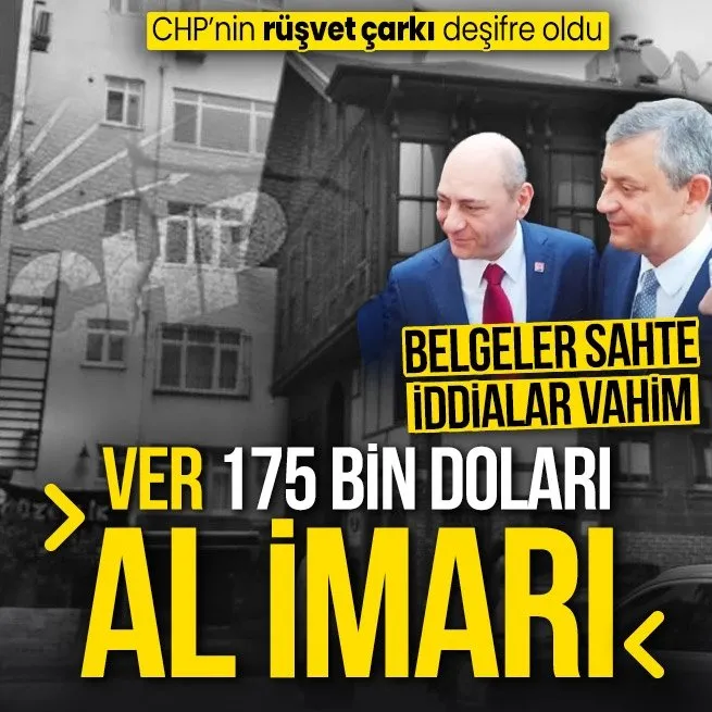 CHP'li Bakırköy Belediyesi'nin rüşvet çarkı deşifre oldu! Ver 175 bin doları al imarı... Belgeler sahte iddialar vahim