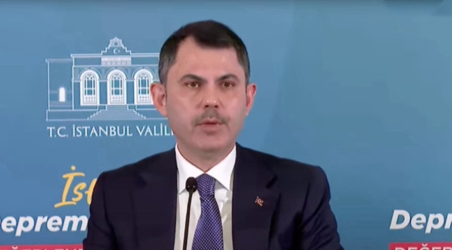 Murat Kurum'dan depreme hazırlık çağrısı: İstanbul'da 600 bin riskli konut var